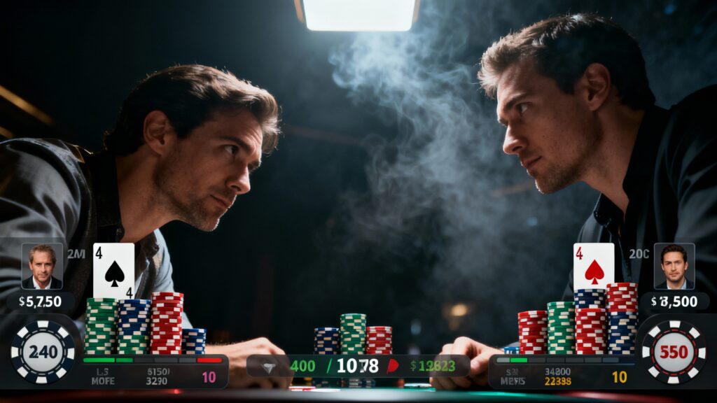 heads-up au poker