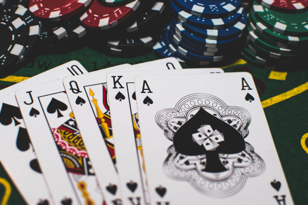 brelan au poker