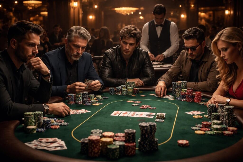 découvrez les secrets du poker américain, explorez ses variantes populaires et apprenez les tactiques utilisées par les professionnels pour maîtriser le jeu.